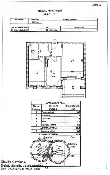 Bulevardul Pipera, Voluntari – Ilfov apartament 2 camere, The Class Apartments 3